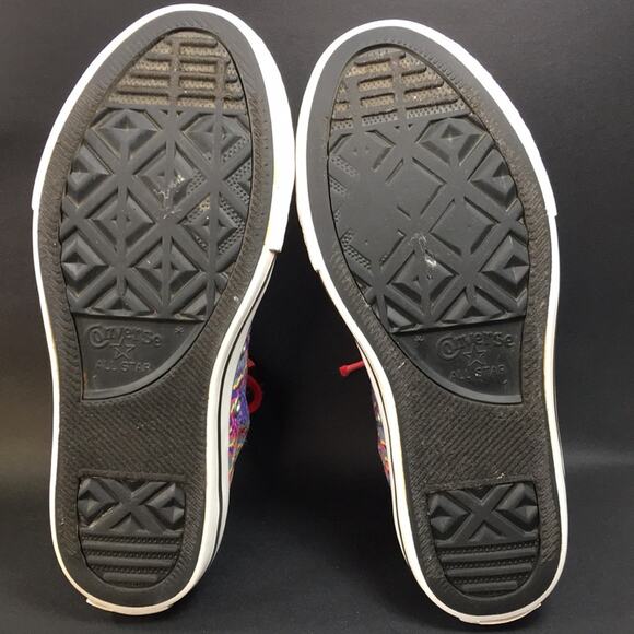 Converse Chuck Taylor All Star High Hi-Top Sneakers Purple Reptile Junior Size 1 - Picture 7 of 13